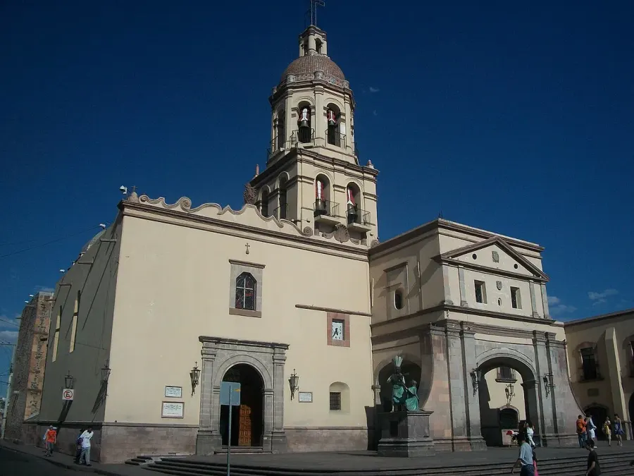 La carte Collège Santa Cruz de Querétaro