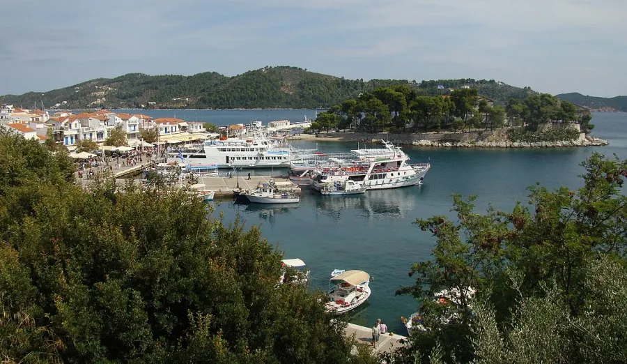 La carte Skiathos
