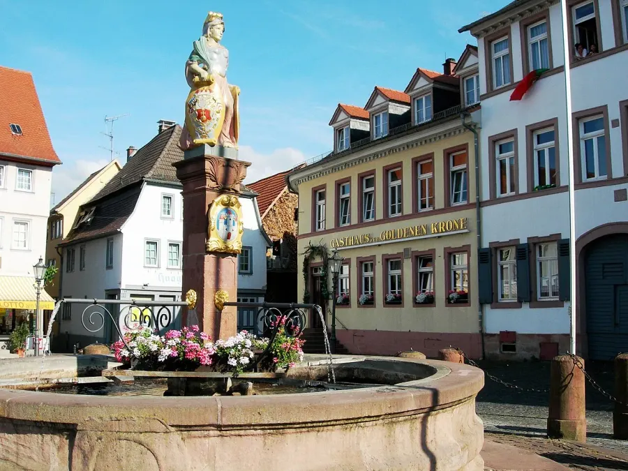 La carte Groß-Umstadt