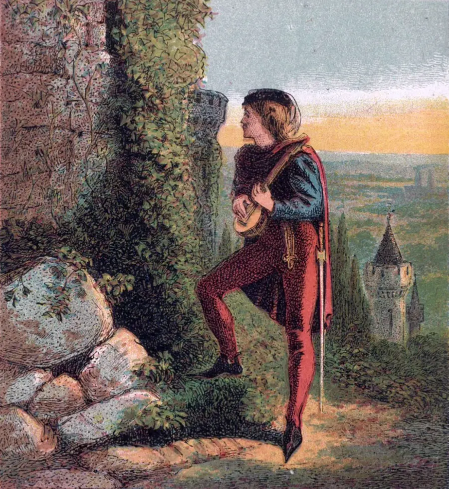 The Blondel de Nesle card