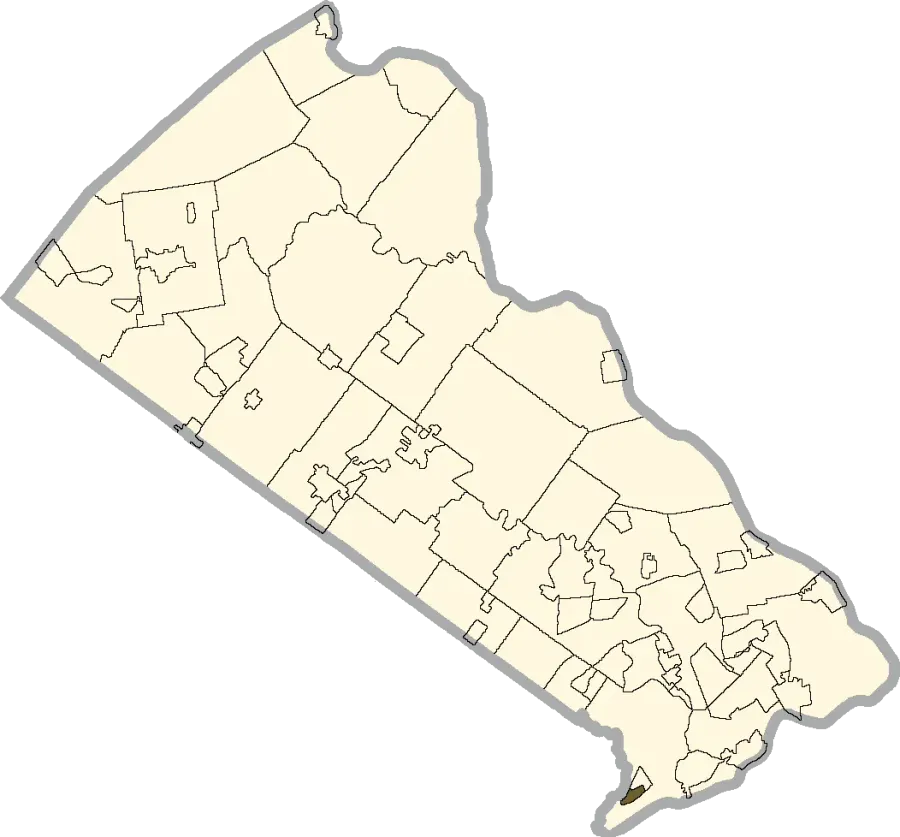 La carte Cornwells Heights
