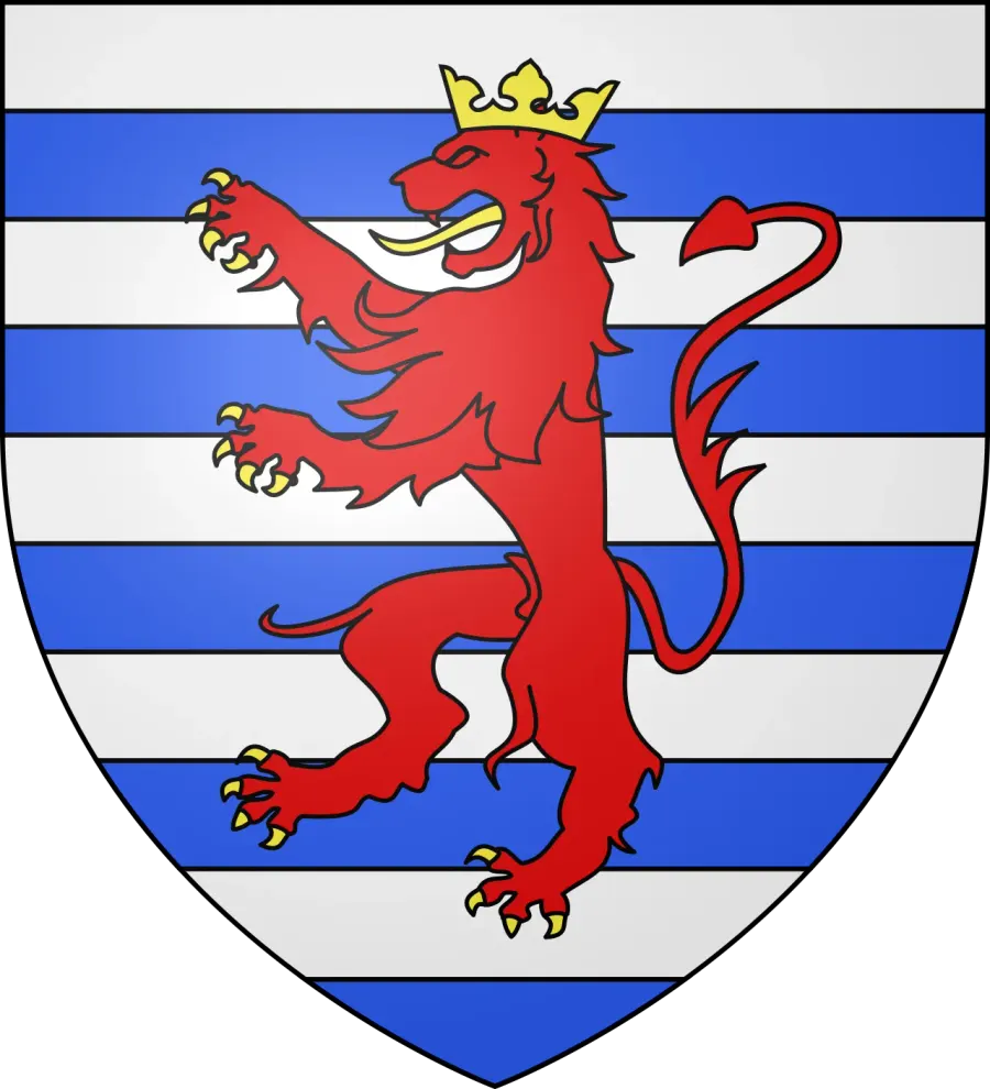 La carte Comté de Luxembourg