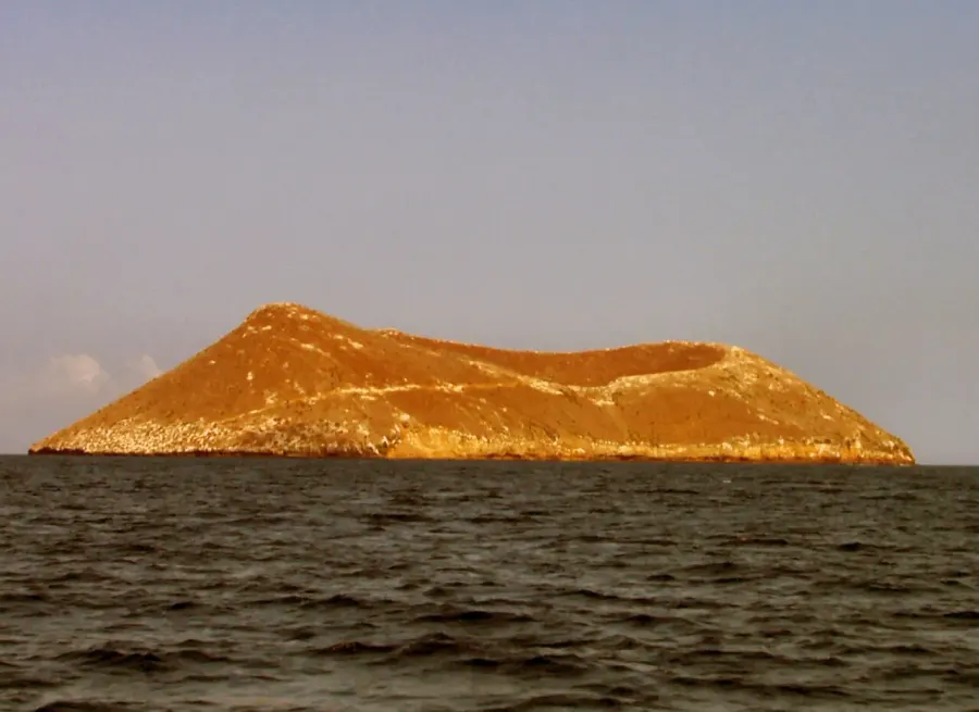 La carte Île Daphne Mayor