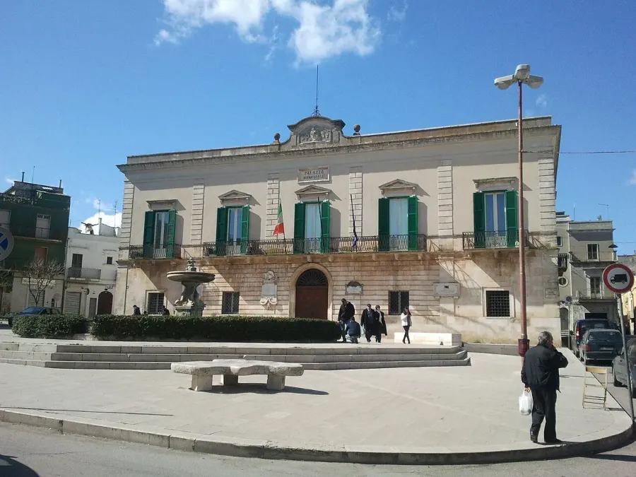 La carte Santeramo in Colle