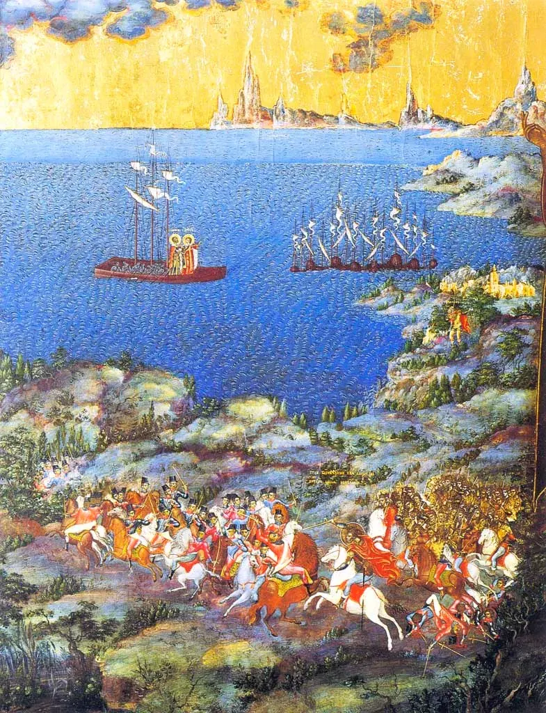 The Battle of the Neva card