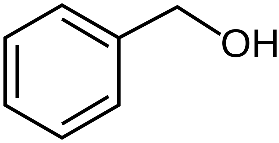 The Benzyl alcohol card