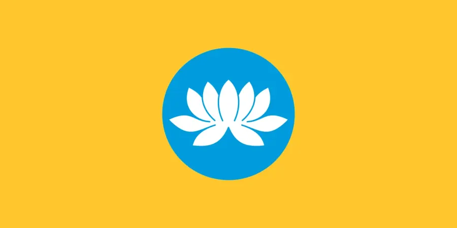 The Flag of Kalmykia card