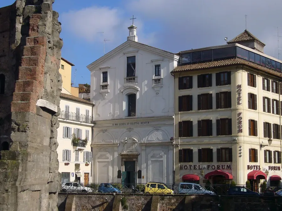 La carte Église Santi Quirico e Giulitta