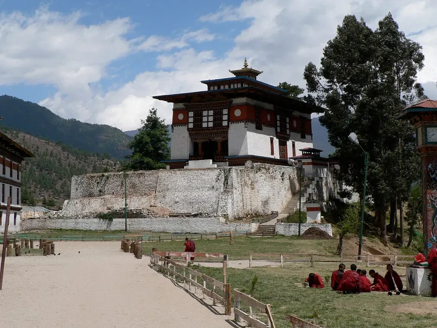 La carte Monastère de Dechen Phodrang