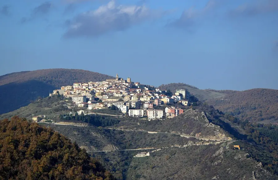 La carte Albano di Lucania