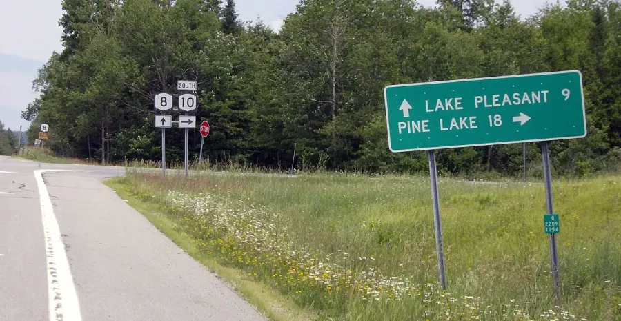 The Lake Pleasant, New York card