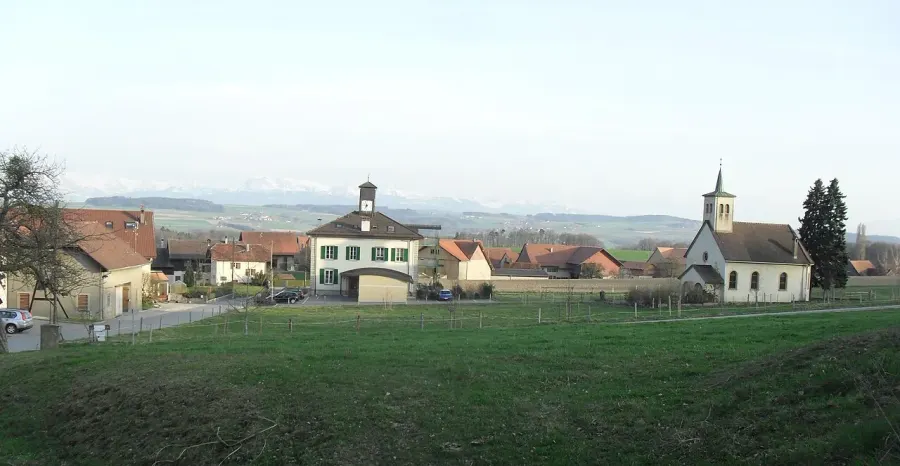 La carte Forel-sur-Lucens