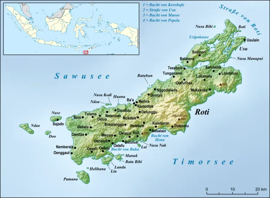 La carte Dana