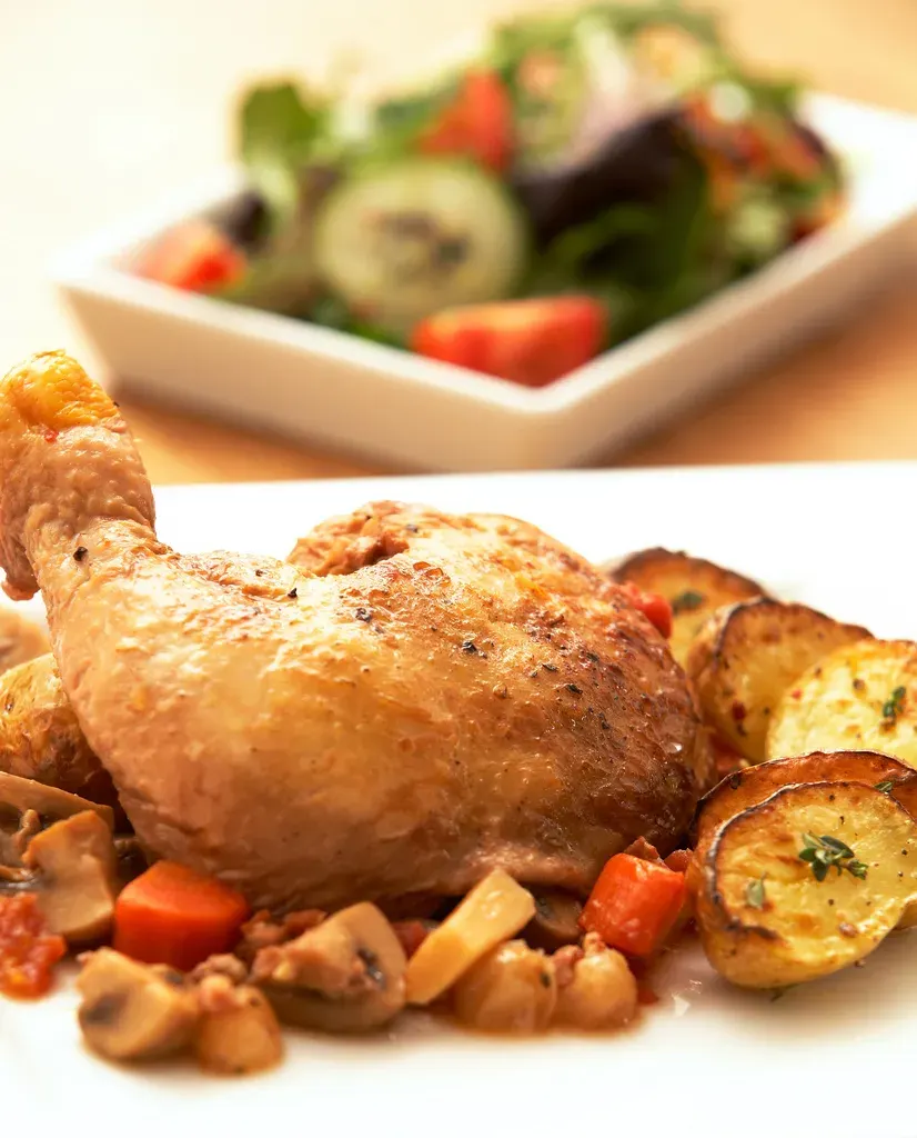 La carte Coq au vin