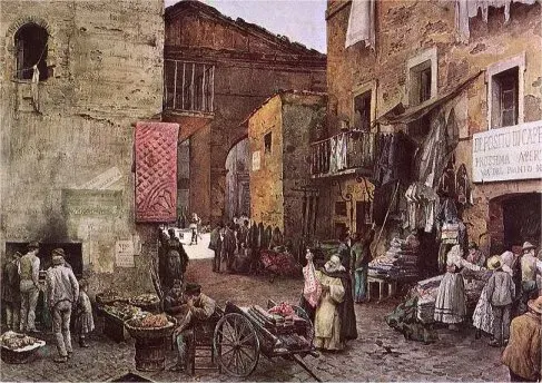 La carte Ghetto de Rome