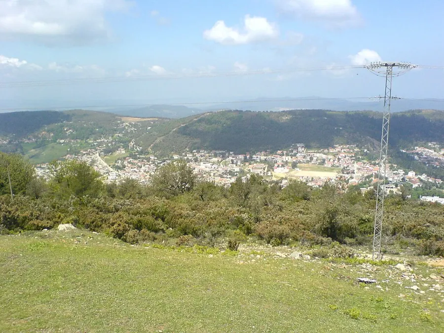 La carte Aïn Draham