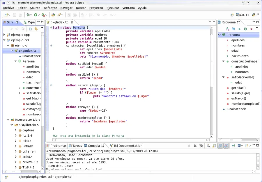 La carte Tool Command Language
