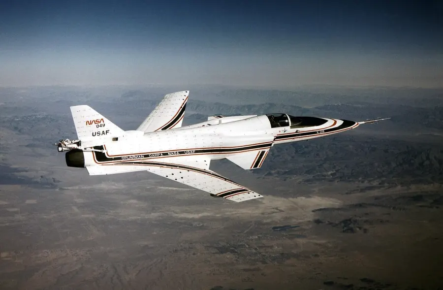 La carte Grumman X-29