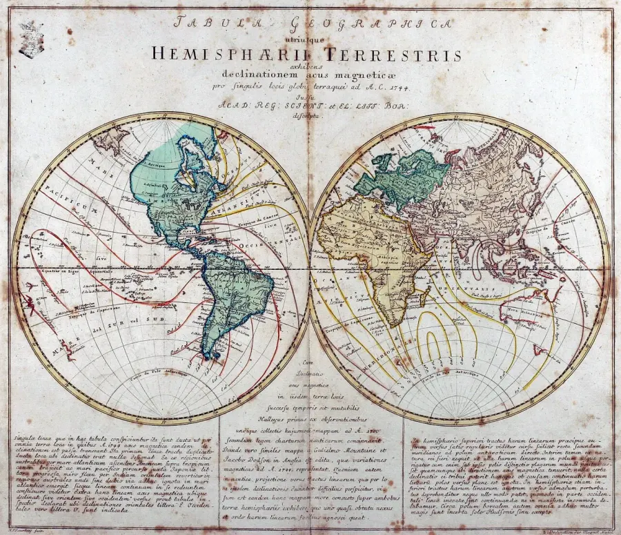La carte Époque moderne