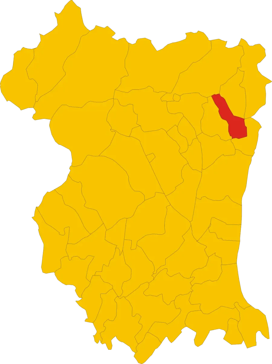 La carte Castelnovo del Friuli