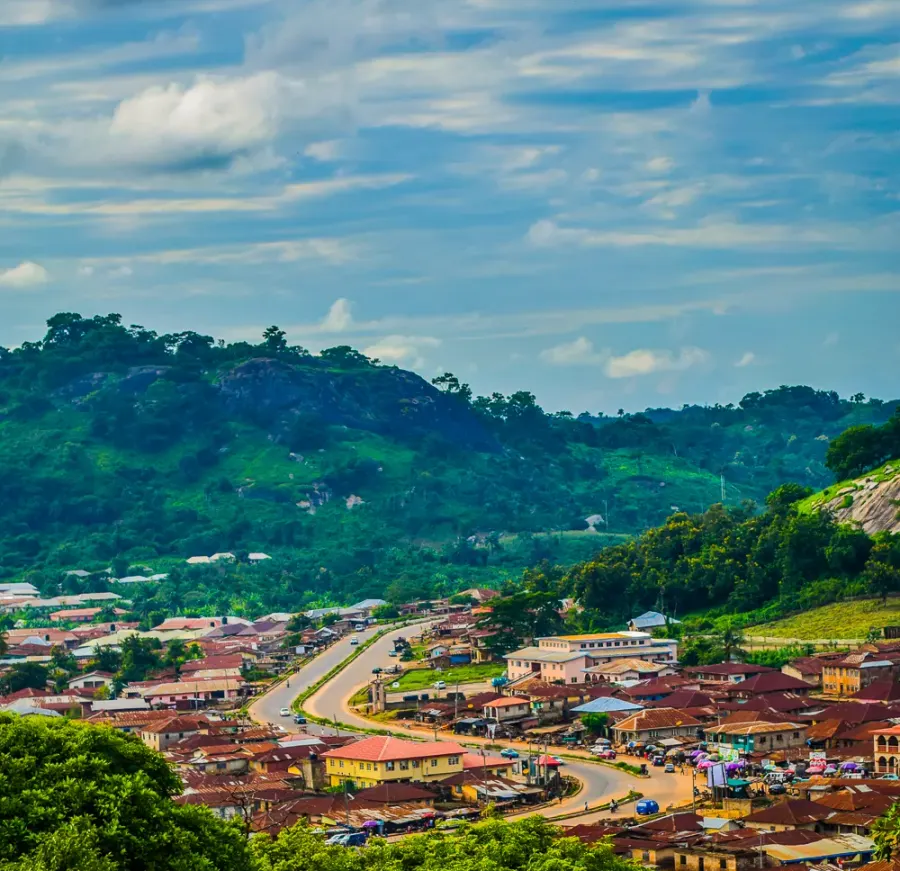 La carte État d'Ekiti