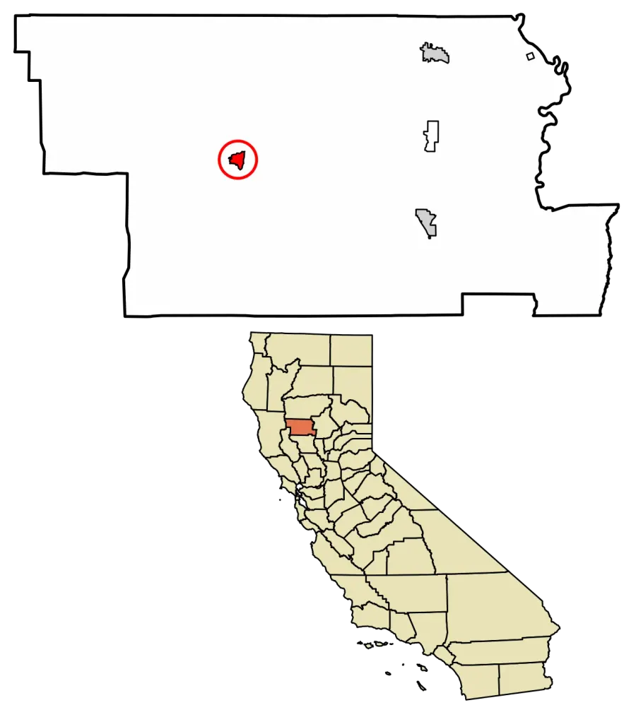 La carte Elk Creek
