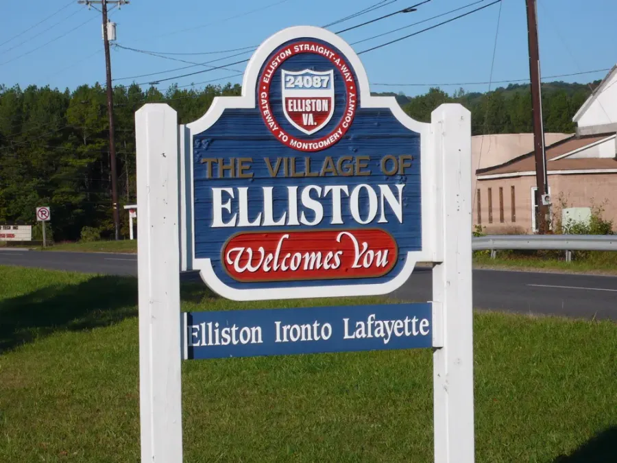 The Elliston, Virginia card