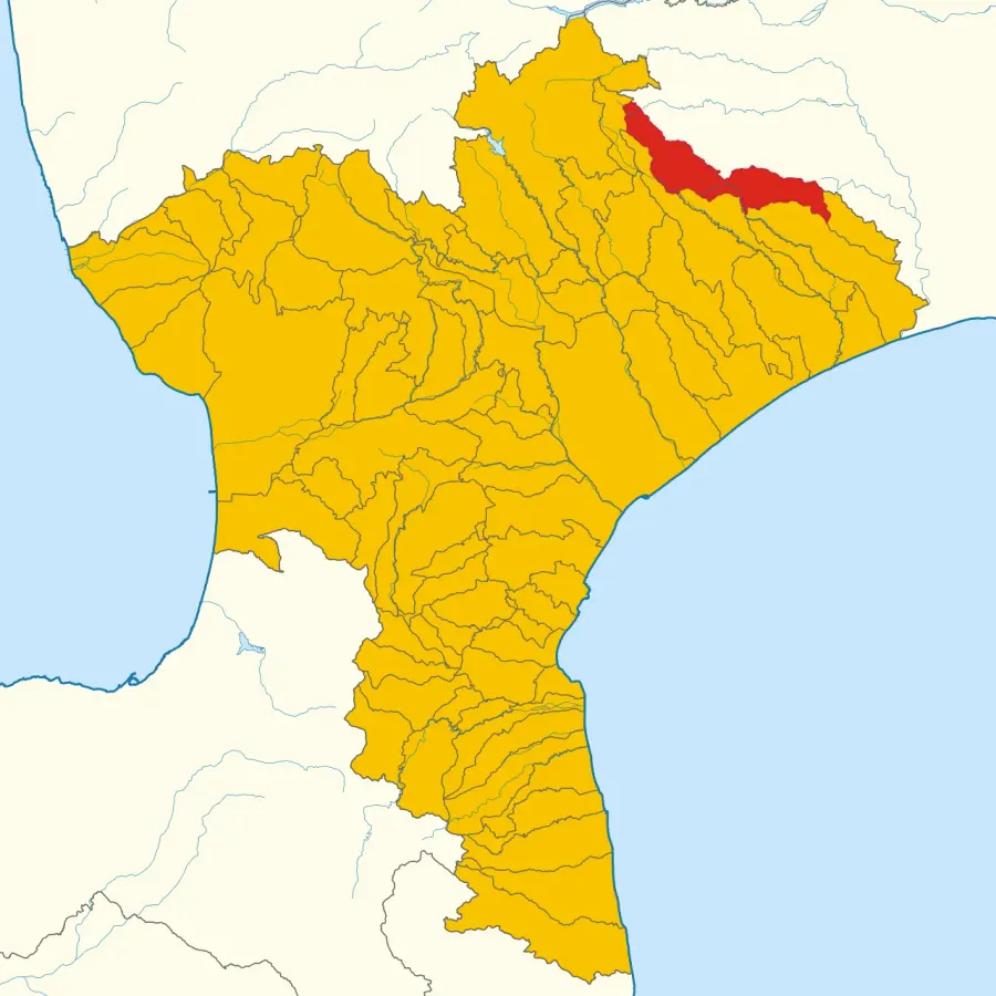 La carte Petronà