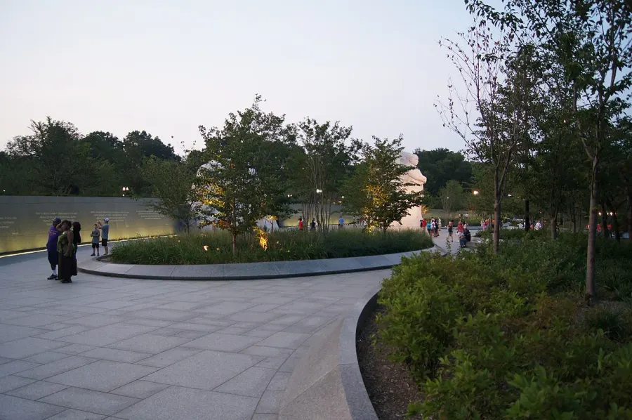 La carte Martin Luther King, Jr. National Memorial