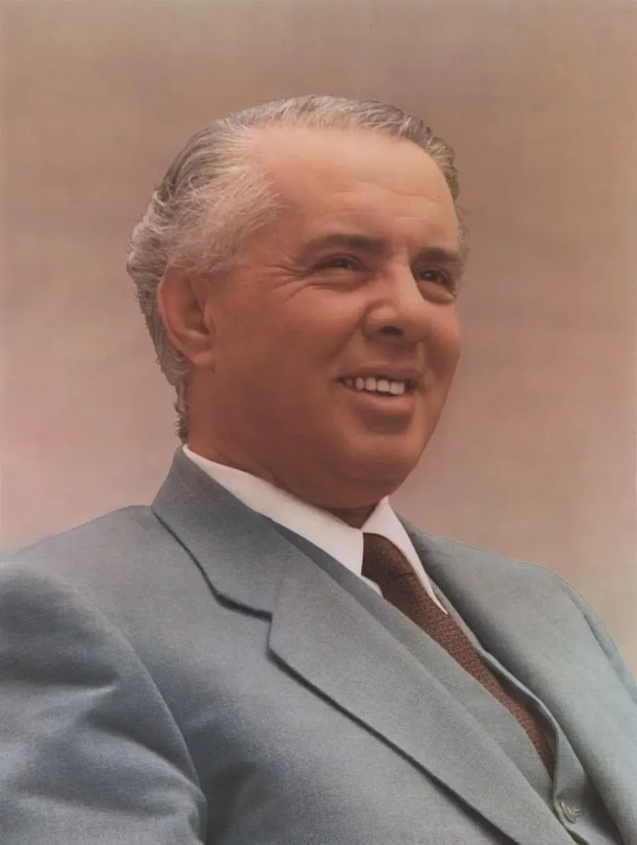 La carte Enver Hoxha