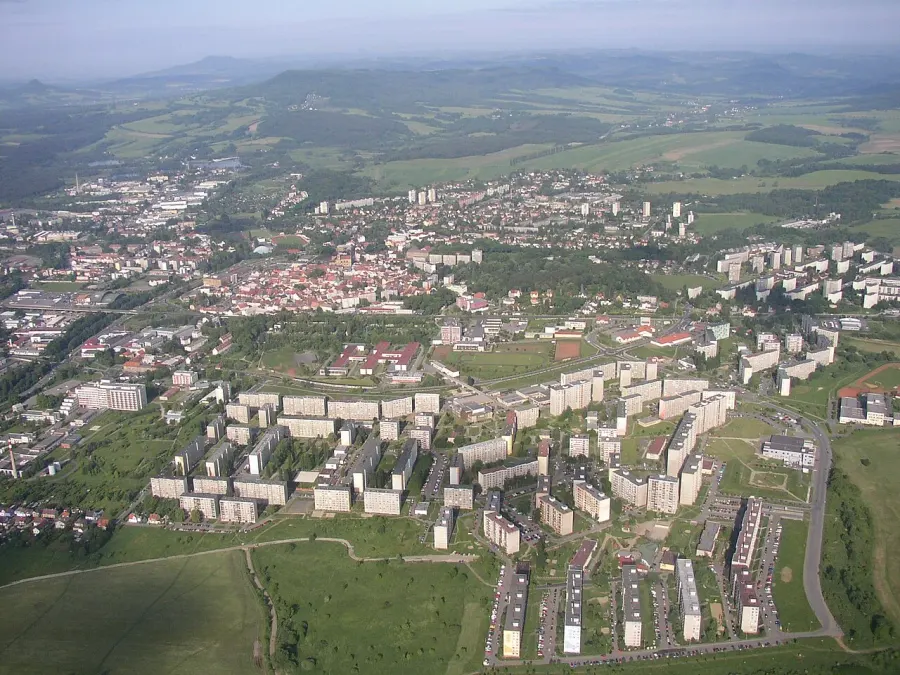 La carte District de Česká Lípa