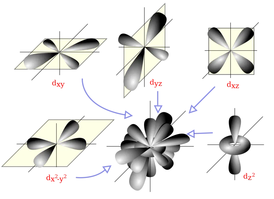 The Atomic orbital card
