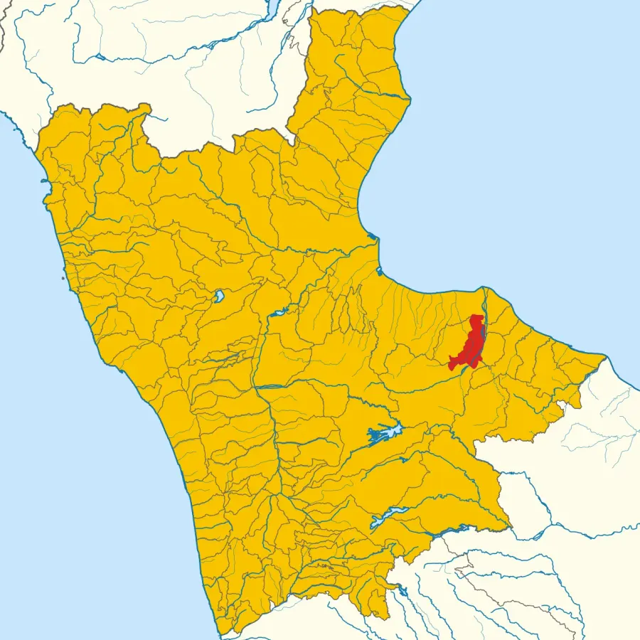 La carte Cropalati