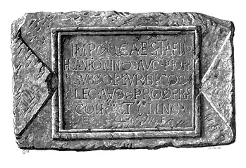 La carte Quintus Lollius Urbicus