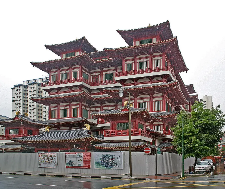 The Buddhist temple card