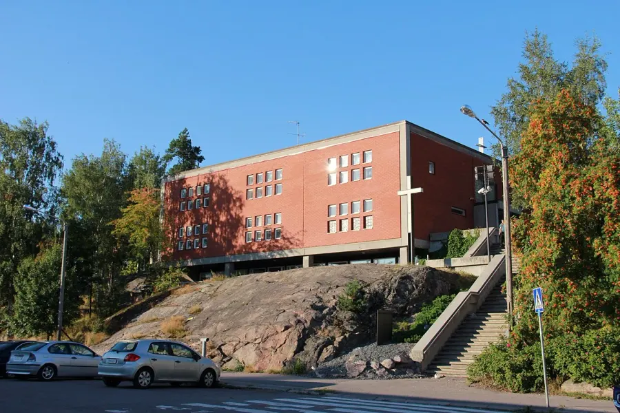 La carte Église de Pihlajamäki