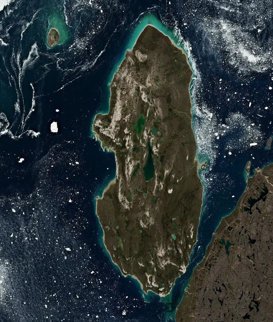 La carte Île Wales
