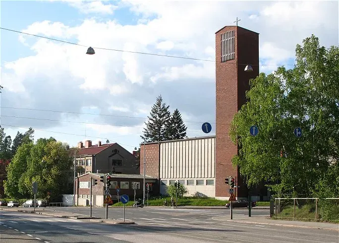 The St. Mary's Church, Helsinki card
