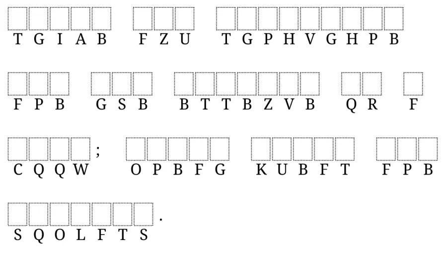 The Cryptogram card