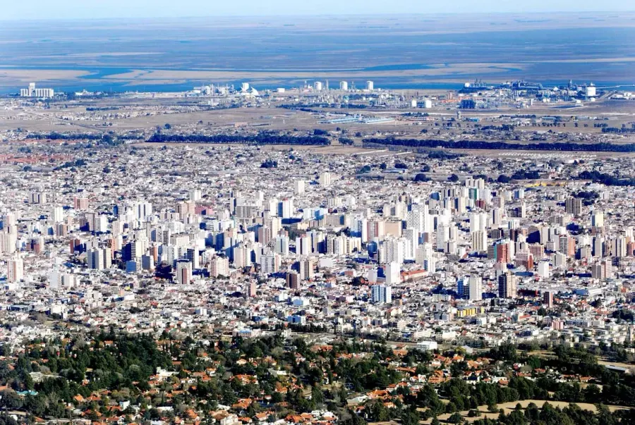 La carte Bahía Blanca
