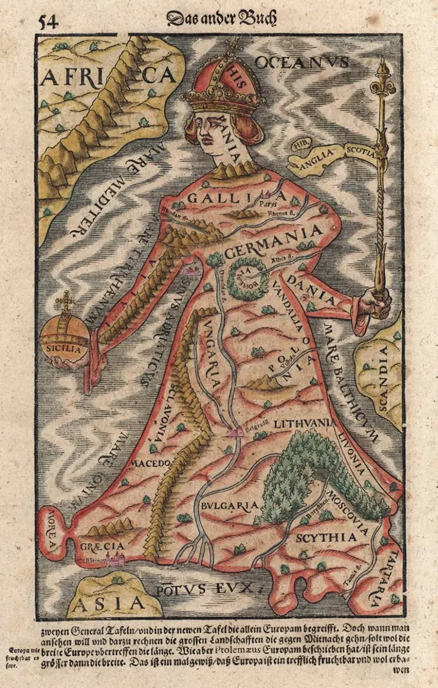 The Europa regina card