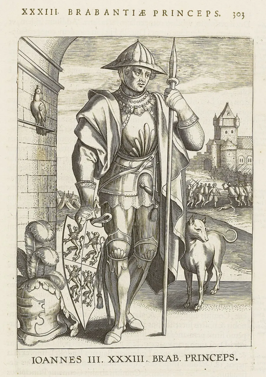La carte Jean III de Brabant