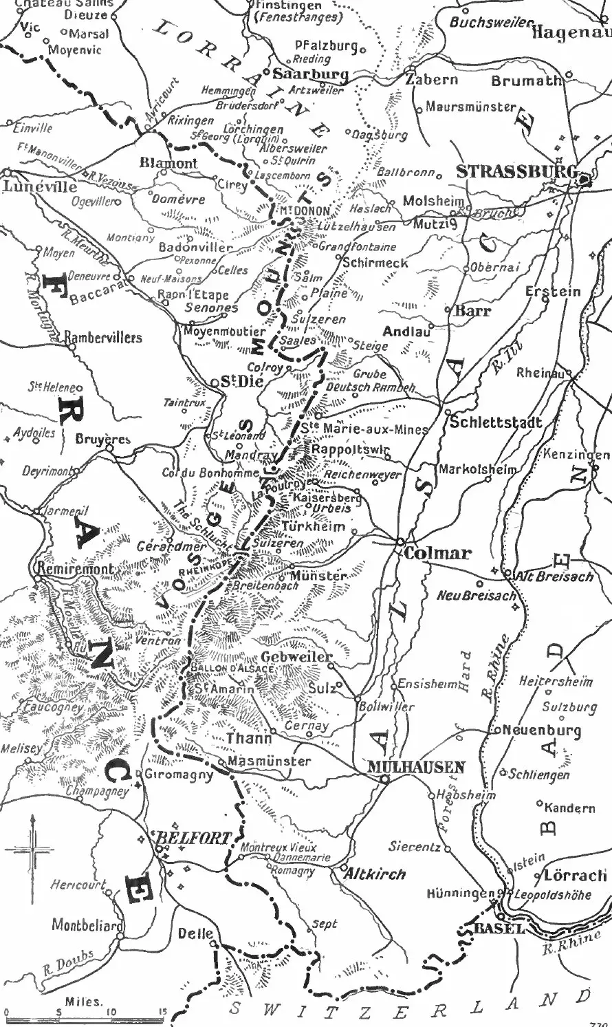 The Battle of Mulhouse card