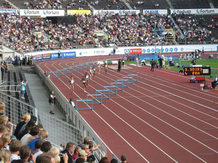 La carte Athlétisme