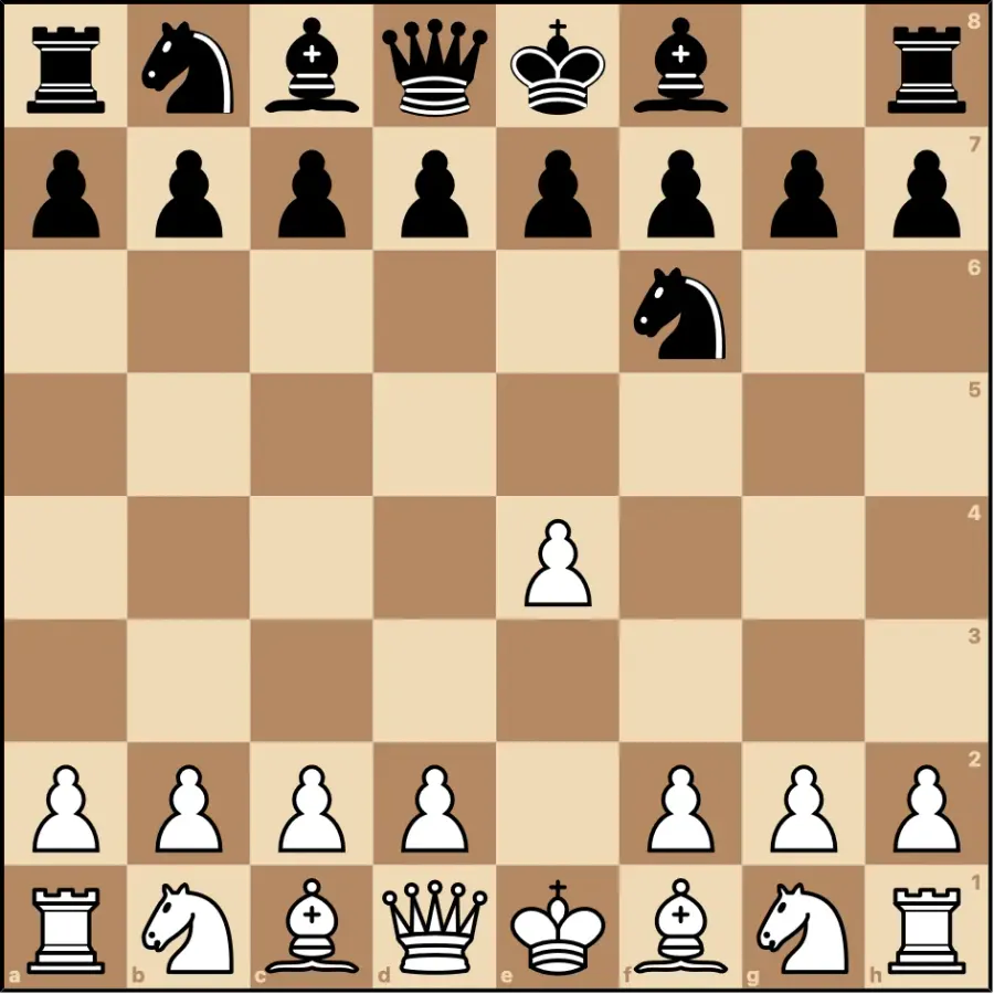 La carte Défense Alekhine