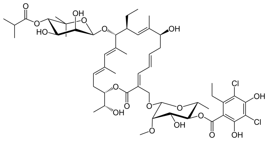 La carte Fidaxomicine