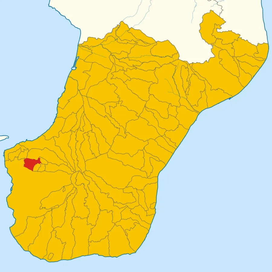 La carte Calanna