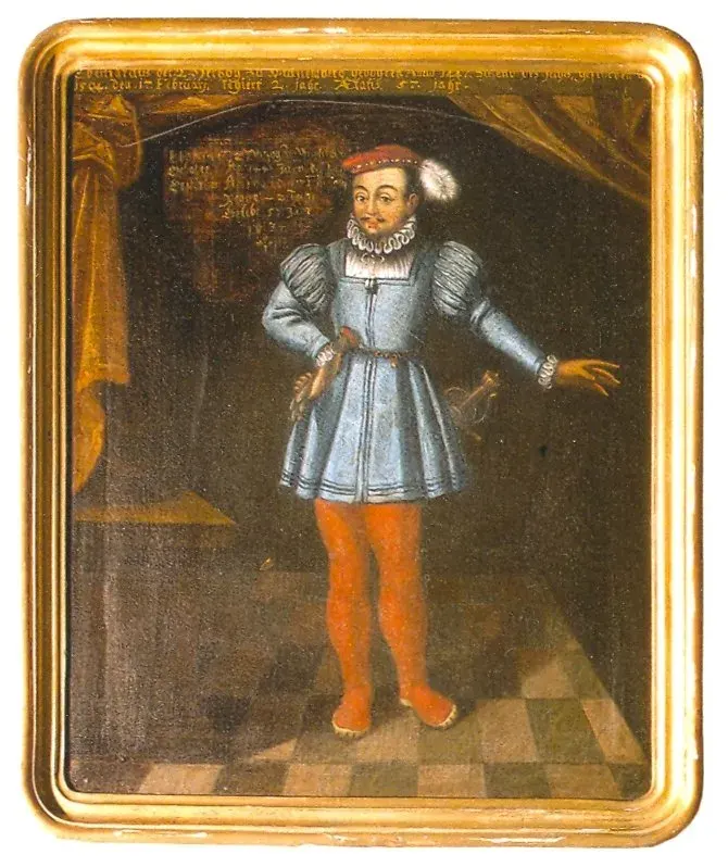 La carte Eberhard VI de Wurtemberg