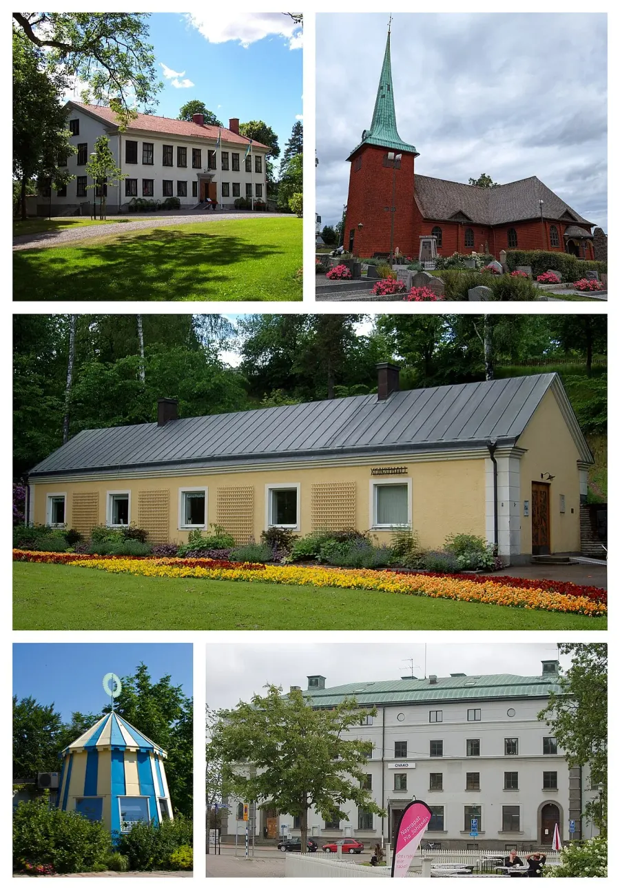La carte Karlskoga