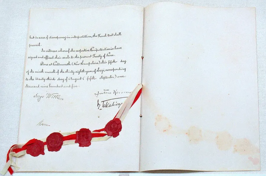 The Treaty of Portsmouth card